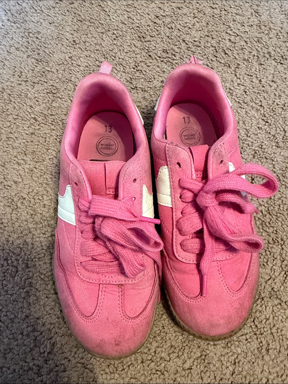 Wonder Nation 13c pink sneakers